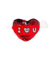 🧸❤️✨ Peluche Corazón Pequeño con Frase, lentejuelas y Alas: El Regalo Perfecto para San Valentín ✨❤️🧸