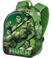 🎒🦸‍♂️ ¡Lleva contigo el poder de Hulk con nuestra Mochila 3D Marvel! 🌟💪