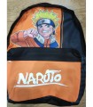 🎒🍊🖤 ¡Sé el ninja más estiloso con nuestra mochila naranja y negra de Naruto