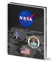 🚀🖤📘 ¡Libreta Cuadriculada A4 de NASA Negra! Explora el Espacio de la Creatividad con Estilo 🌌🎨