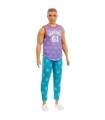 Ken Fashionista - Muñeco Ken con Pantalones y Camiseta Malibú