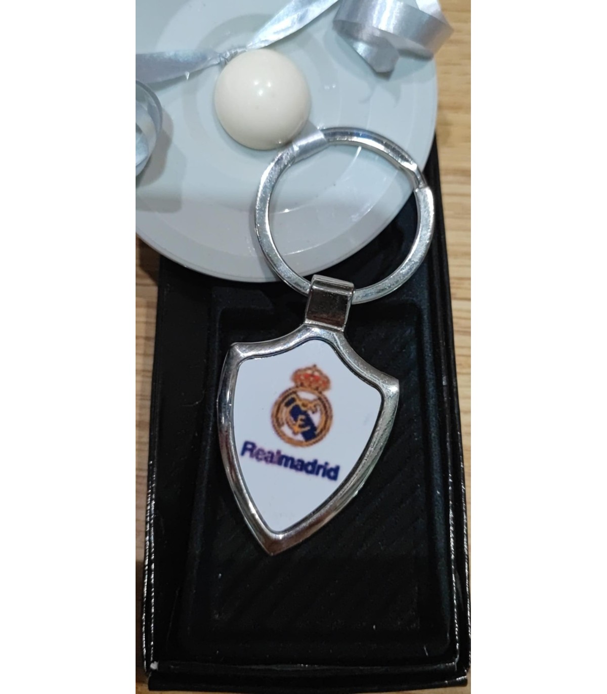 Llavero Real Madrid en Plata de Ley 925, Insignia Equipo de Fútbol, Llavero  de Plata, Hecho a Mano, Regalo para el, Emblema de fútbol -  España