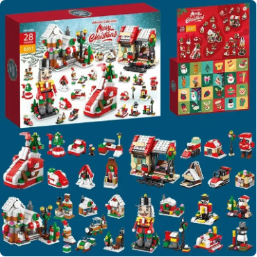 "¡Construye la Magia de la Navidad con Nuestro Calendario de Adviento Bloques Lego! 🚀🏰🎁"