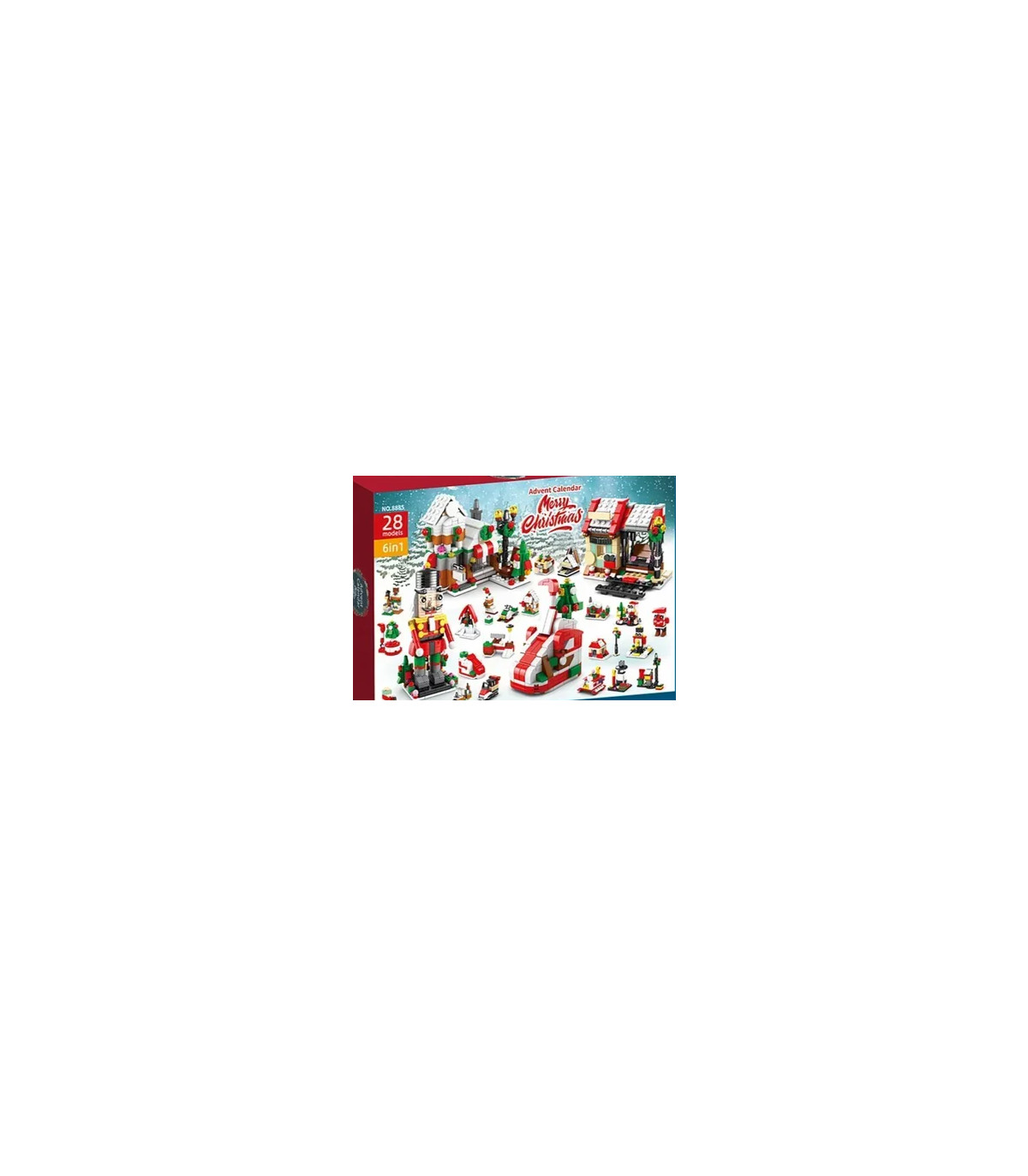 "¡Construye la Magia de la Navidad con Nuestro Calendario de Adviento Bloques Lego! 🚀🏰🎁"