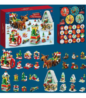 Navidad en Bloques con Santa Claus y sus Renos: Calendario de Adviento Lego para Construir una Fiesta Mágica 🎅🚀🏰