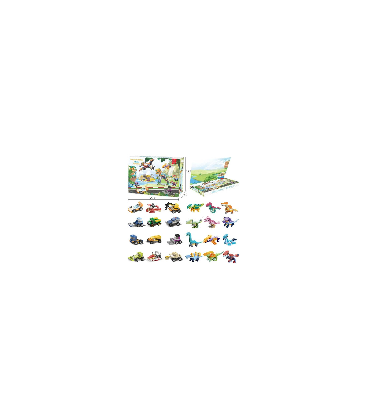 "¡Descubre la Emoción Jurásica con Nuestro Calendario de Adviento Bloques Lego de Dinosaurios! 🦖🏰🌋"