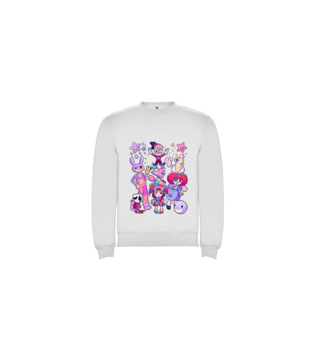 "Sudadera Personalizable de Pomni, el Circo Digital: ¡Magia, Diversión y Entrega Rápida en Albithinia! 🌈✨"