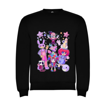 "Sudadera Personalizable de Pomni, el Circo Digital: ¡Magia, Diversión y Entrega Rápida en Albithinia! 🌈✨"