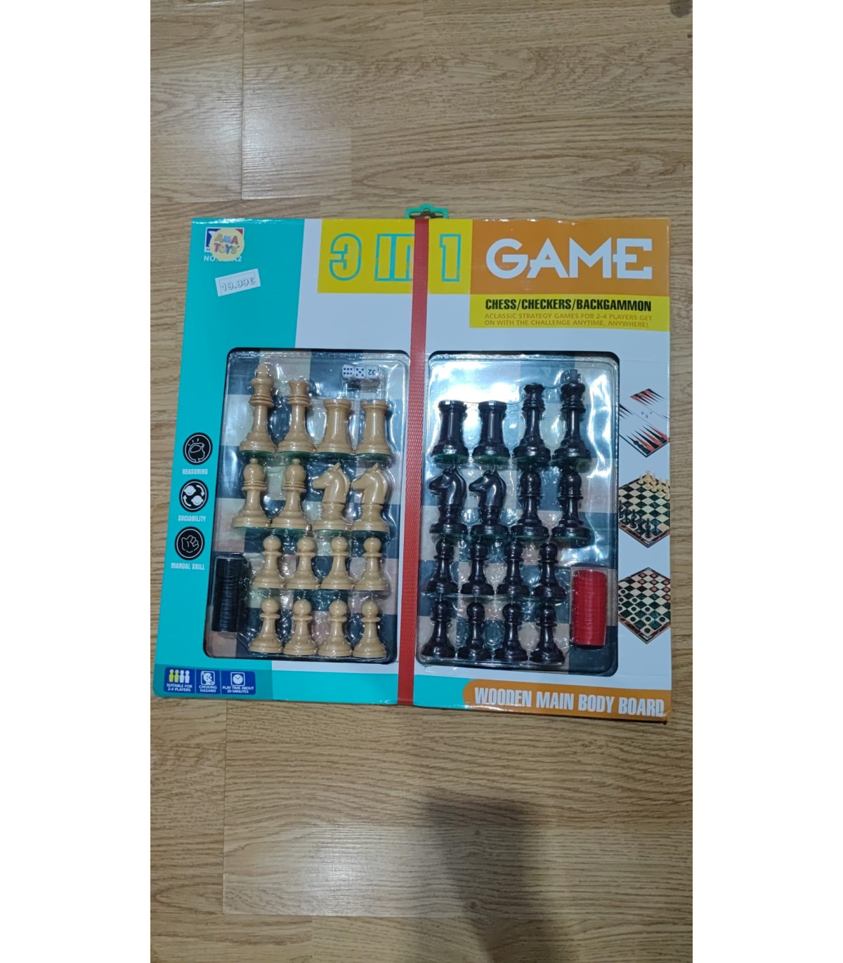 🌈🎲 Descubre el Juego de Mesa 3 en 1 de Albithinia: ¡Ajedrez, Damas y Backgammon en una Aventura Infinita! 👑🤹‍♂️
