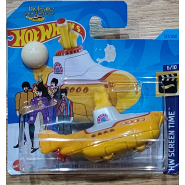 ¡Viaje Mágico y Musical con el Hot Wheels de Yellou Submarine de los Beatles, Exclusivo en Albithinia! 🌟🚗🎶