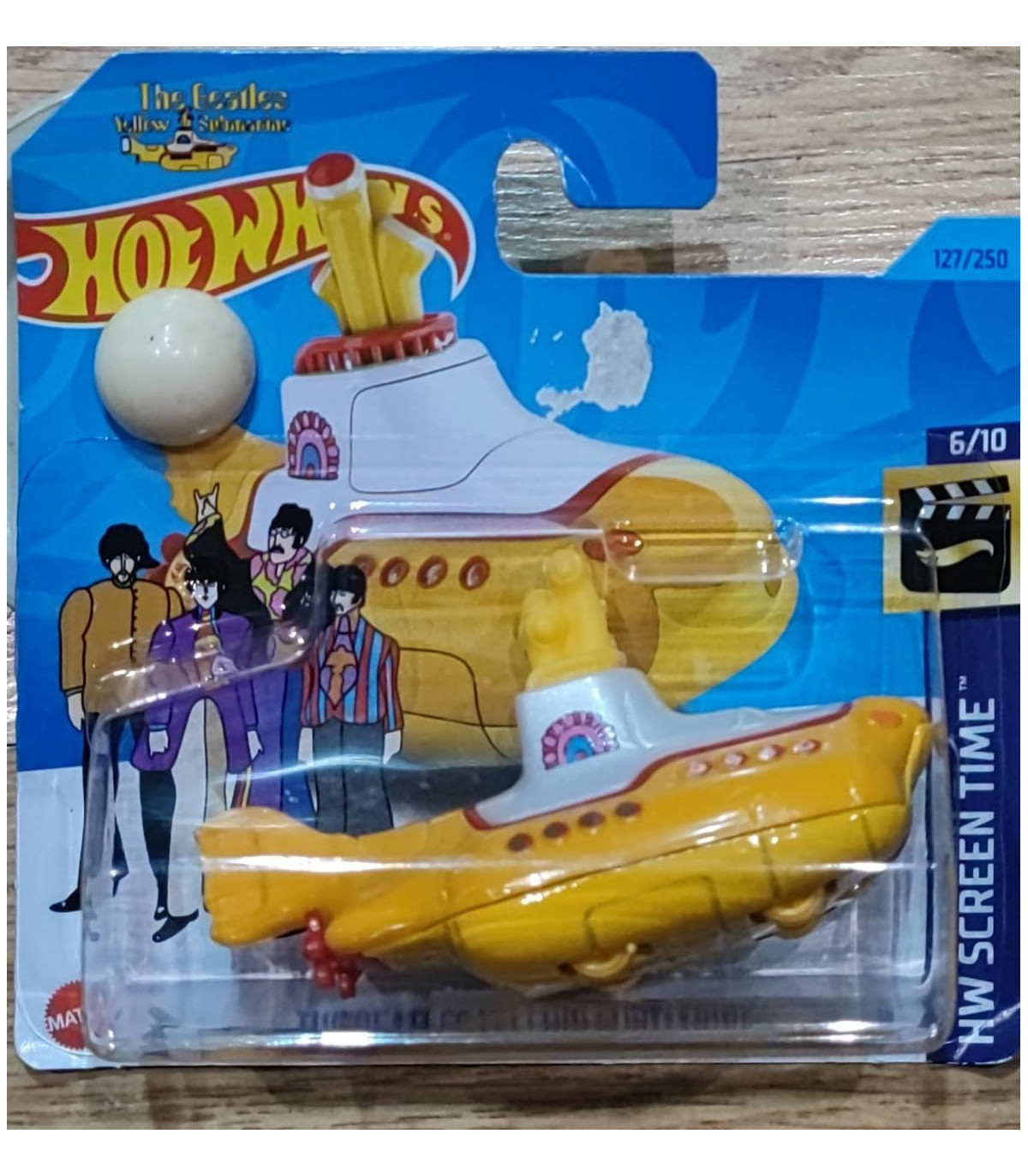 ¡Viaje Mágico y Musical con el Hot Wheels de Yellou Submarine de los Beatles, Exclusivo en Albithinia! 🌟🚗🎶
