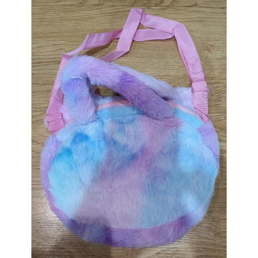 Bolso de unicornio con purpurina y con asa