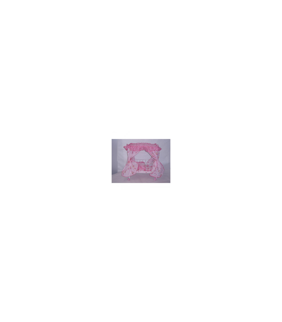 🏰💖 Elegancia Móvil: Dosel Cuna Rosa con Ruedas en Albithinia, donde la Comodidad se Desliza con Estilo 🛌🚼