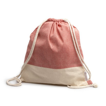 Saco mochila de algodón reciclado LUANDA personalizable