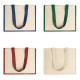 Bolsa de yute laminado con asas largas NANTES personalizable