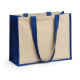 Bolsa de yute laminado con asas largas NANTES personalizable