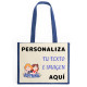 Bolsa de yute laminado con asas largas NANTES personalizable