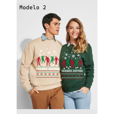 Sudadera de zombies de navidad