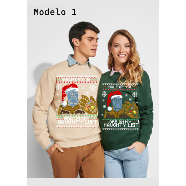 Sudadera de thanos avengers marvel de navidad