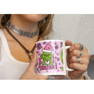 Taza Personalizable del Grinch: ¡El Toque Mágico para una Navidad Llena de Sonrisas en Albithinia!" 🎄