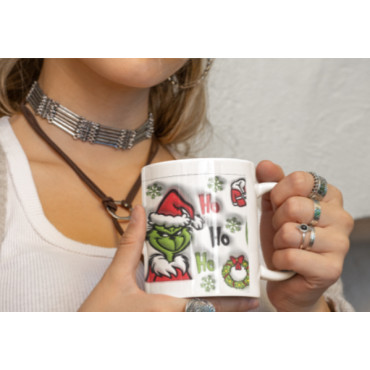 Taza Personalizable del Grinch: ¡Merry Christmas en Cada Sorbo! 🎅🎁