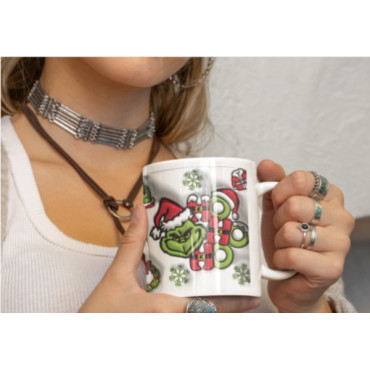 Taza del Grinch de Albithinia: ¡Haz que Cada Sorbo sea un 'Feliz Navidad' Mágico! 🎅🎁✨