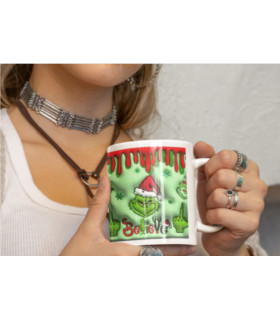 Taza Personalizable del Grinch: ¡Magia, Risas y Sorpresas en Cada Sorbo! 🎅🌟