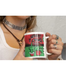 Taza Grinch "F*aking Merry Christmas": ¡Haz que tu Navidad Sea la Más Divertida! 🎅