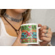 Taza Navideña del Grinch con Santa y su Perro: ¡Magia Festiva en Cada Sorbo! 🎅