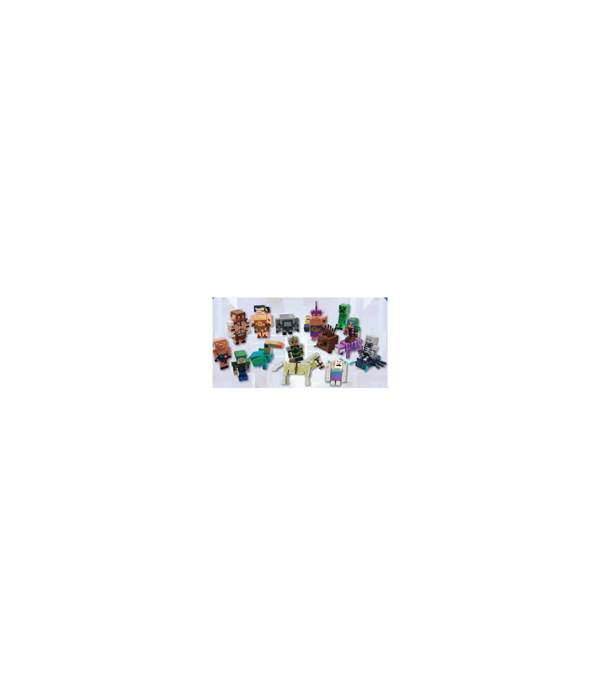 Sobres sorpresa figuras de minecraft legends