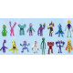 Sobres sorpresa con figuras y cartas de rainbow friends