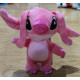 Llavero peluche stitch rosa y azul de 10cm