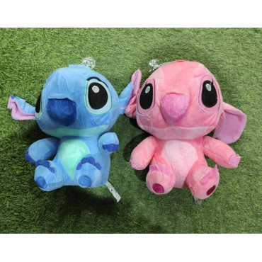 Peluches lilo y stitch rosa y azul de 20cm