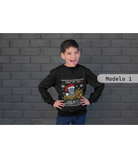 Sudadera infantil de thanos avengers marvel de navidad