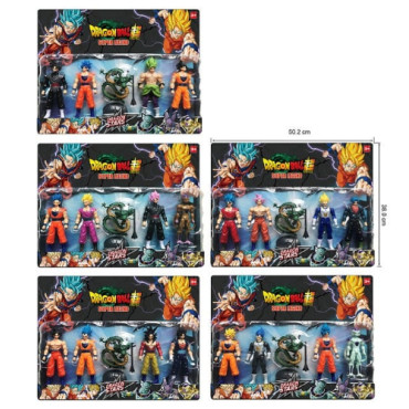 Pack blister 5 figuras de dragon ball