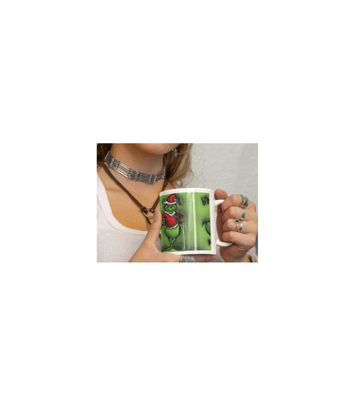 🌟 "Taza del Grinch "Malvado? ¿Quién yo?": Desayunos llenos de risas y diversión" 🤣🎄