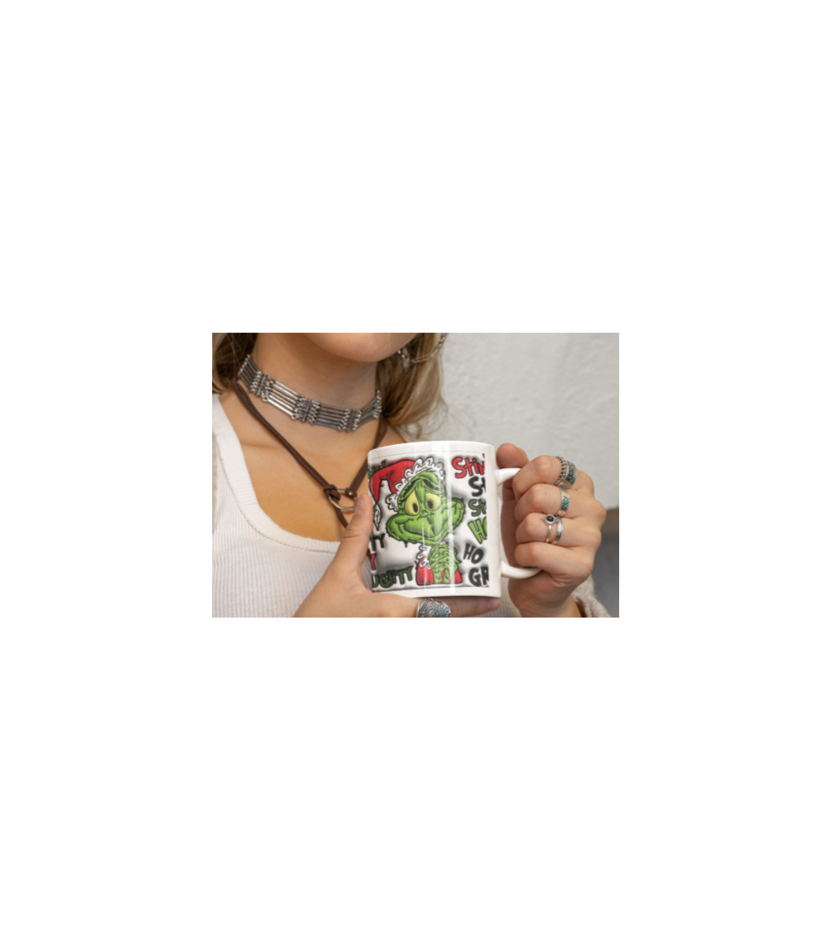 🌟 Taza Personalizable del Grinch con Frases, ¡Despierta la Magia Gruñona en Cada Sorbo! 🎅🎁✨