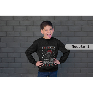 Sudadera infantil de star wars actualizaciones de navidad