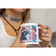 🏃‍♂️💖¡Magia Navideña en Cada Sorbo! Taza Personalizable de Stitch y Angel 🌟🎄