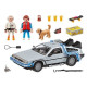Vehículo delorean regreso al futuro playmobil