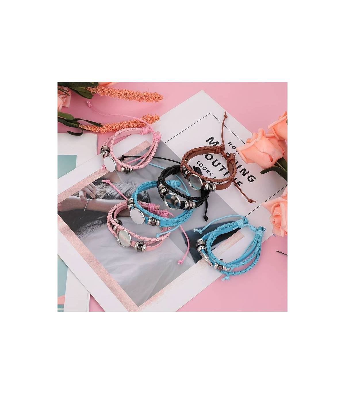 ¡Brilla con Magia y Estilo! Descubre Nuestras Pulseras Personalizables 🌈✨