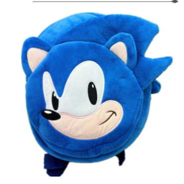 MOCHILA SONIC DE PELUCHE SUPER ADORABLE!