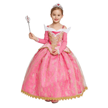 disfraz  de bella durmiente completo para niñas Aurora