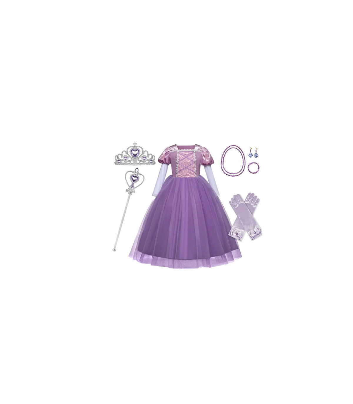 disfraz rapunzel para niñas