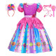 vestido de caramelo para niña, conjunto de disfraz de fiesta de piruleta