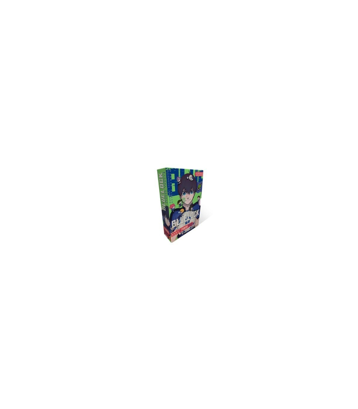 Starter pack libros 1 2 y 3 manga o anime bluelock más tres postales exclusivas