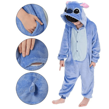 🌈✨ Disfraz Pijama Calentito de Stitch: La Magia de Albithinia para Despertar Sonrisas Instantáneas 🚀🛍️