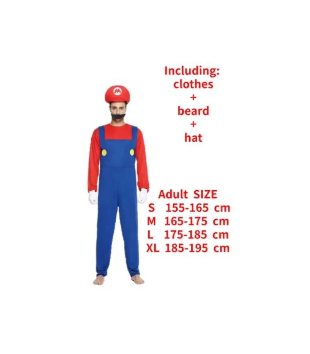 Disfraz Mario y Luigi