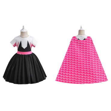 Disfraz vestido spiderman niña ghost spiderman Spider-Gwen
