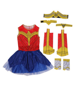 Disfraz wonder woman con accesorios